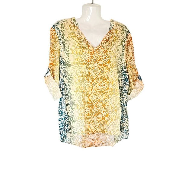 AVEC Bohemian Peasant Top - Picture 2 of 8